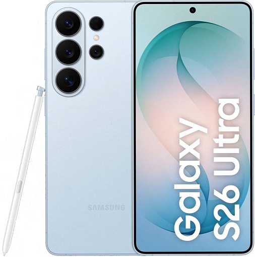 Смартфон Samsung Galaxy S26 Ultra, 12/512GB, nanoSIM + eSIM, Голубой