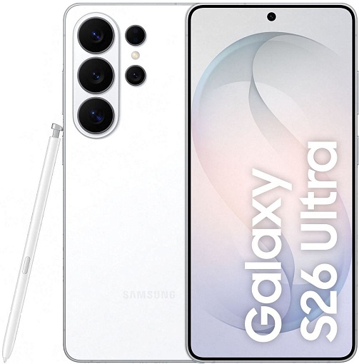 Смартфон Samsung Galaxy S26 Ultra, 12/256GB, nanoSIM + eSIM, Белый